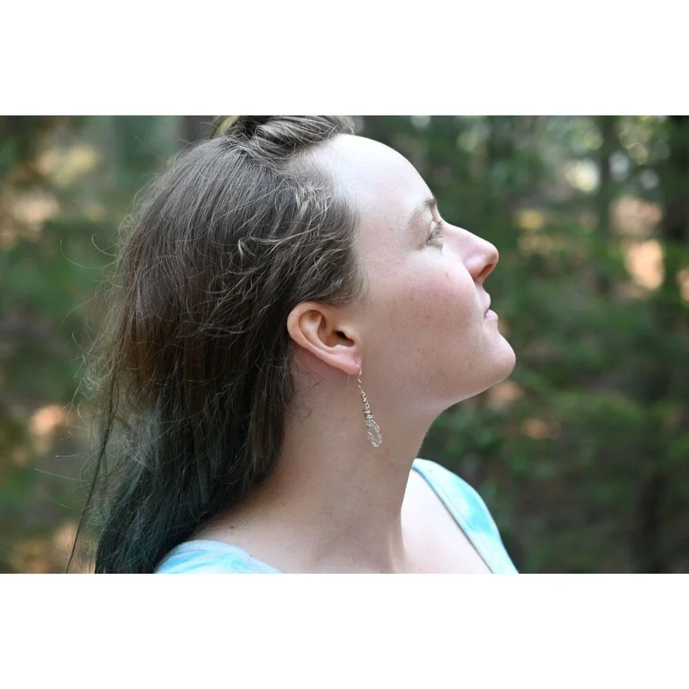 Large Dangle Earrings, Large Raw Diamonds, Gold Wire Wrapped Earrings, Rough Dia